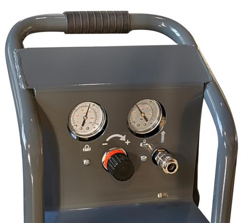 Contimac CM 270/9/10 WF Compressor - Olievrij - Tweecilindercompressor, foto 4 van 5