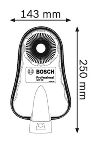 BOSCH STOFAFZUIGING GDE68 PROF UNIV 68MM, foto 5 van 5